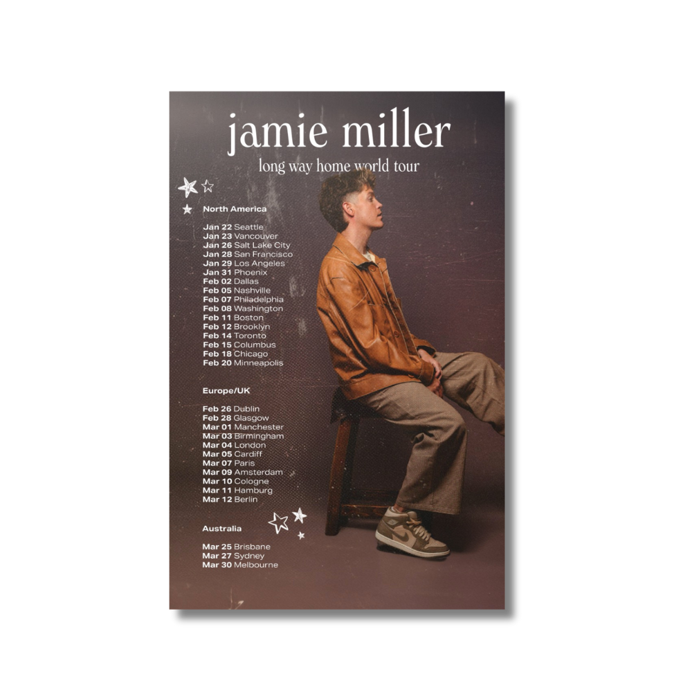 Long Way Home World Tour Poster
